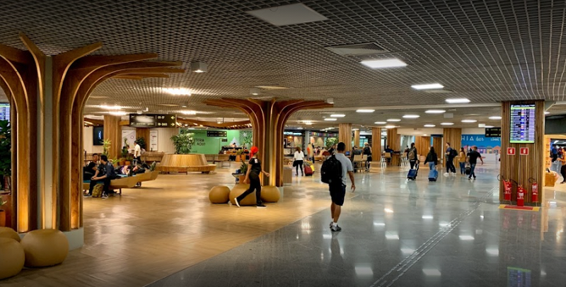 Interior do aeroporto de Salvador
