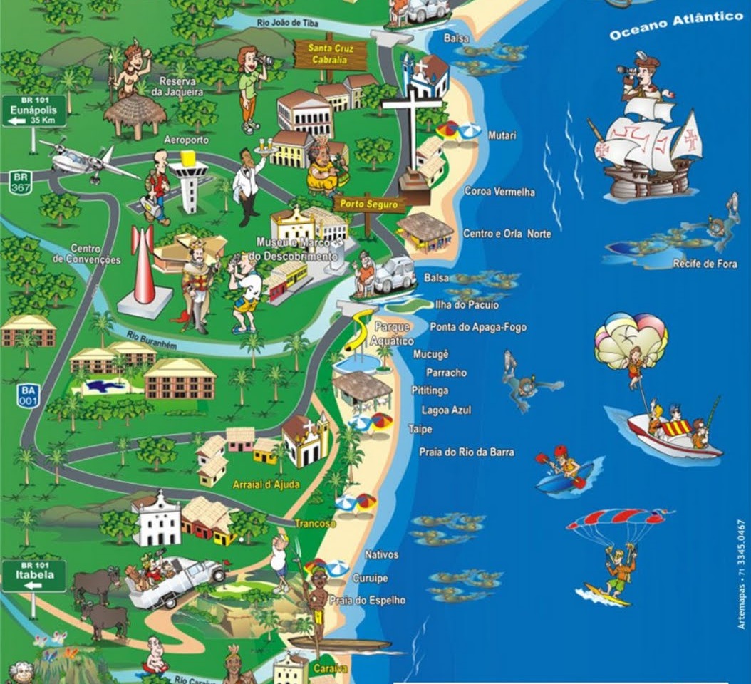Mapa de Porto Seguro