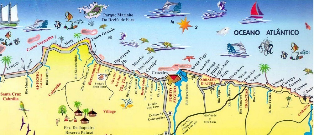 Mapa de Porto Seguro