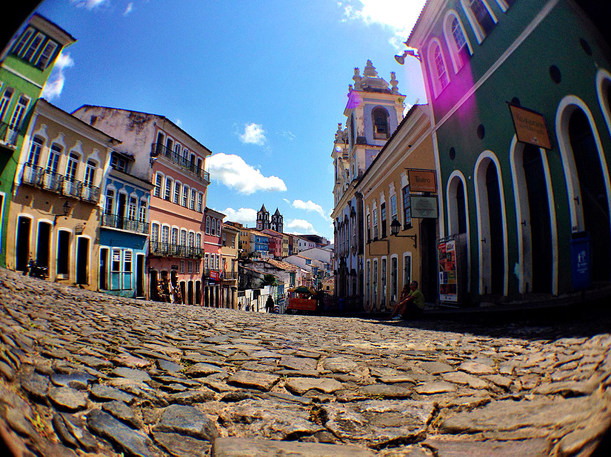 Rua do Pelourinho em Salvador