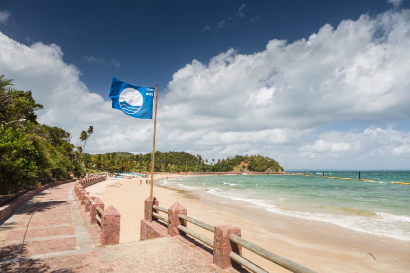 Bandeira Azul na Ilha dos Frades