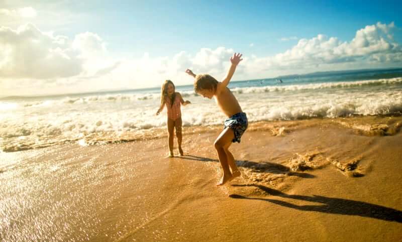 Praia em Porto Seguro para ir com crianças