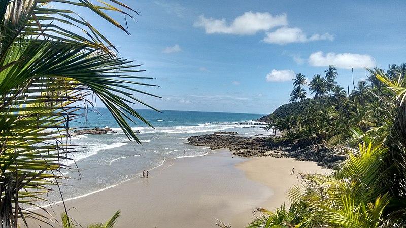 Vista da praia de Itacaré, Bahia
